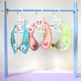 Kitten Collar - Bright blue with orange and white daisies