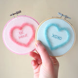 XOXO - Blue Conversation heart