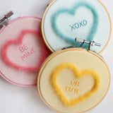 XOXO - Blue Conversation heart