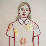 Daisy Dress - Hand embroidered art
