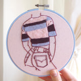 Cashmere sweater Tee - Vintage Stripe